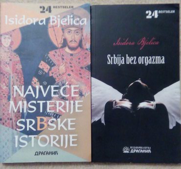 Books, Magazines, CDs, DVDs: Knjige Isidore Bjelice, nove, 200 din. dve knjige. Preuzimanje lično