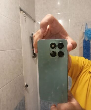 işlemiş telefon: Honor X6a, 128 ГБ, цвет - Синий, Отпечаток пальца