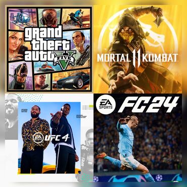 Видеоигры и приставки: Playstation 4 ps4 прокат аренда игры: fifa 24 ufc 3,4 mortal kombat
