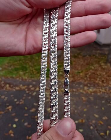 мужская цепь серебро: Цепи и браслеты на Заказ Из качественного серебра