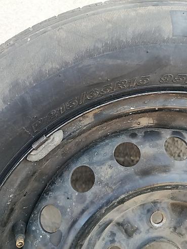 5114 15: Колеса в сборе 215 / 65 / R 15, Лето, Б/у, Запаска, Легковые, Железные, отверстий - 5 — 3