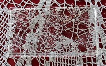 Ostalo posuđe: Kristalne pravougaone posude 2 komada. Prekrasne kristalne posude — 7