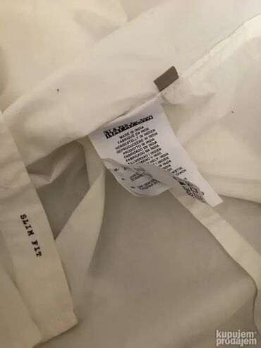 Košulje: Original NAPAPIJRI kosulja M PRAKTICNO NOVA 100% cotton Ramena 46cm — 8