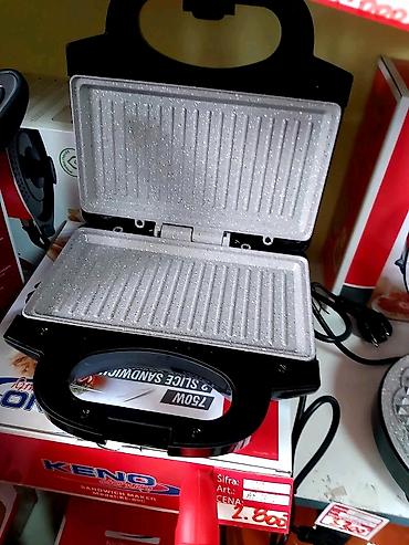 auto radio: KENO električni toster/sendvič meker – model KE-89C - Snaga: 750 W — 1