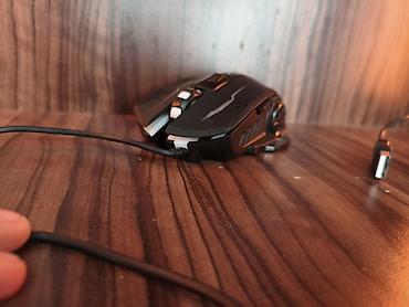 Masaüstü kompüterlər və komponentlər: Oyun üçün RGB işıqlı mouse, vəziyyəti əladır,simlidir ətraflı məlumat — 10