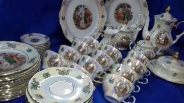 Bitkilər: Çay dəsti, Farfor, 12 nəfərlik, Almaniya