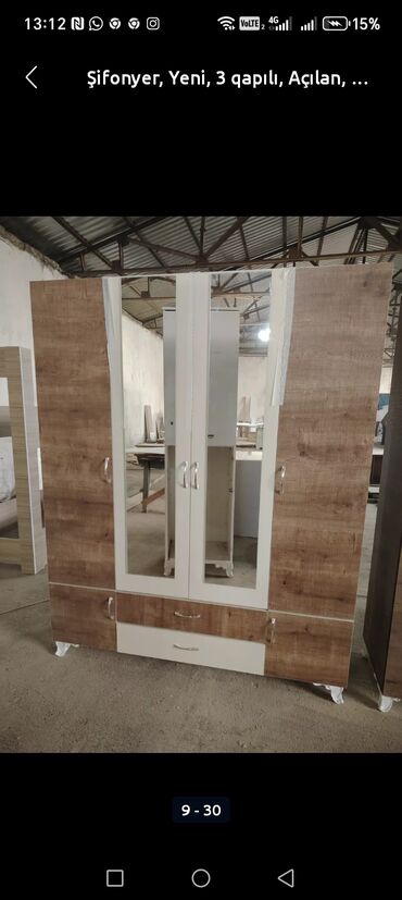 Dolablar: Yeni, 3 qapılı Düz dolab, Dolab-asılqan -da lalafo.az — 7 Dolablar: Yeni, 3 qapılı Düz dolab, Dolab-asılqan — 7