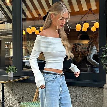 kaputi mango: Knit off shoulder bluza. uni velicina. Po meni uni velicina je idealna — 9