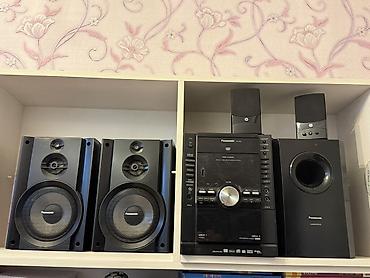 panasonic музыкальный центр: Endirim olar. Panasonic SA-VK760 ev audio sistemi Komplekt: - Mərkəzi — 1