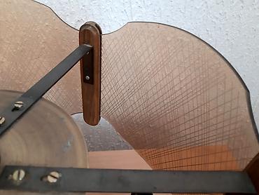 alat za mobilne telefone: Luster mesing, drvo, staklo, 42cm Sirina lustera je 42cm, sa pet — 9