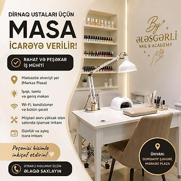 daye iş: Dırnaq ustası tələb olunur, Yerin icarəsi — 1