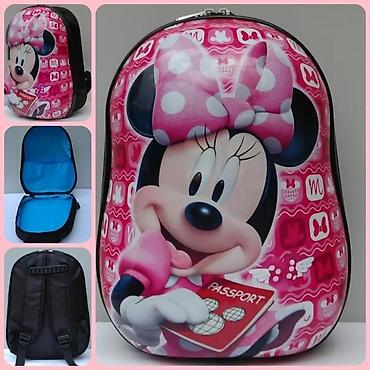 Rančevi, torbe i koferi: Dečiji set kofera Minnie Mouse – 3 dela, pink - Dizajn: živopisni — 14