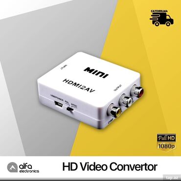 Digər TV və video məhsullar: HDMI to Av Convertor Analoq kompozit girişi 1080p (60HZ)