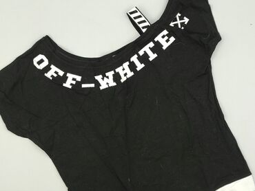 koszulka jack daniels damska: Off-White, Top damski, rozmiar S