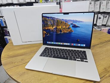 Настольные ПК и рабочие станции: Apple Macbook Air Cup Apple M3 RAM 8GB SSD 256GB Ekran 15 inc Cycle