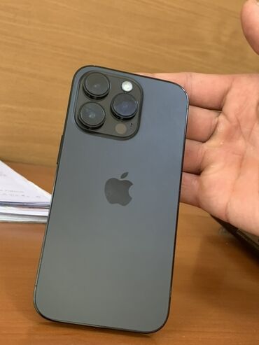 waka одноразка как зарядить: IPhone 14 Pro, Колдонулган, Black Titanium, 91 %