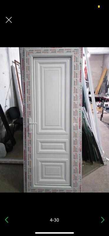 Plastik qapılar: Yeni Plastik qapı Zamok ilə, Zəmanətli, Pulsuz quraşdırma, Ödənişli çatdırılma, Pulsuz çatdırılma, Rayonlara çatdırılma — 17