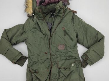 butelkowa zieleń spódnice: Down jacket, M (EU 38), condition - Good