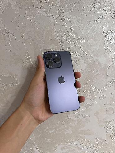 Apple iPhone: IPhone 14 Pro, Б/у, 256 ГБ, Deep Purple, 77 % — 2