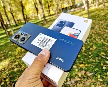 Redmi: Redmi, Redmi Note 12, Б/у, 256 ГБ, цвет - Черный, eSIM, 2 SIM