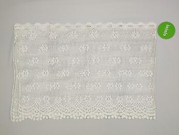 woal na metry: Firanka żakardowa panel/woal z haftem – biel - Klasyczny panel z — 2