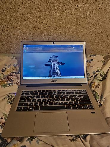 ноутбук surface: Acer 14" ультрабук (серебристый) с русской клавиатурой - Экран: 14" — 1