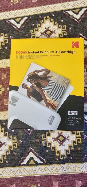 Digər foto və video aksesuarları: Kodak instant print 3x3 catridge