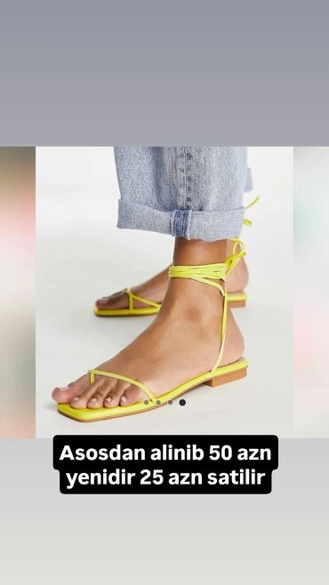 Basanoşka və səndəllər: Ölçü: 37, Yeni
