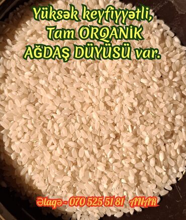 Yarmalar və paxlalar: Ağdaş düyüsü – yerli, tam orqanik məhsul. Öz kəndimizin məhsuludur — 3