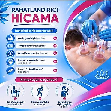 hicama banka: Rahatlandırıcı Hicama və müalicəvi masaj xidməti Qiymət 1 seans ucun — 1