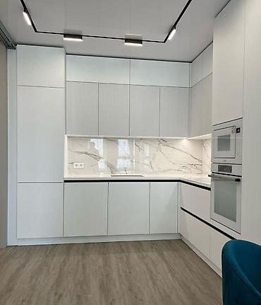 Sifarişlə mətbəx mebeli: Sifarişlə mətbəx dəsti, Özü çəkən petlələr, MDF, Kredit yoxdur, Pulsuz çatdırılma — 30