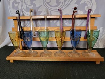 Ostali antikviteti: Servis casa rucni rad iz 50ih.god.za zestoko pice. Case tkz — 3