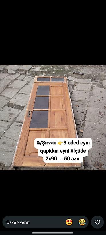 dəmir qapi ustasi: Məhsul: İç qapılar və plastik qapılar (Şirvan) - 3 ədəd eyni ölçüdə — 1