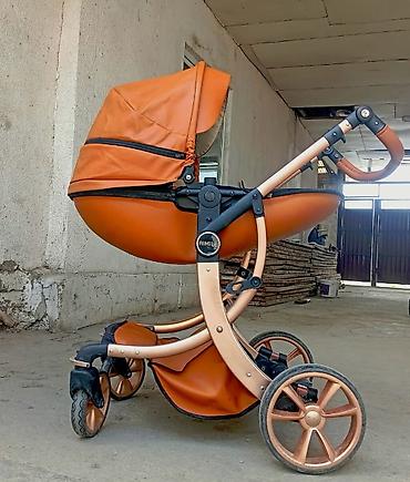 коляска aimile: Коляска, цвет - Золотой, Б/у, Самовывоз — 1