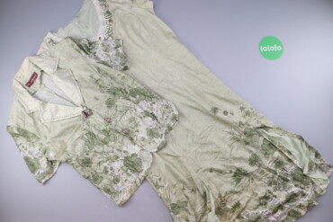 237 товарів | lalafo.com.ua: Жіночий костюм з принтом жакет та сукня р. М