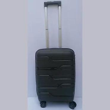 Putni koferi i torbe: Tvrdi kofer na točkićima – siva boja - Materijal: čvrsta ABS/plastika — 16