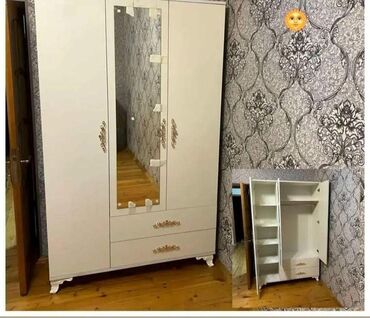 Dolablar: Yeni, Açılan, 3 qapılı Düz dolab, Dolab-asılqan, Azərbaycan — 27