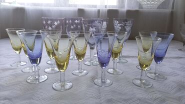 Qədəhlər: Qədəhlər, Şüşə, 6 ədədli dəst, SSRİ — 9