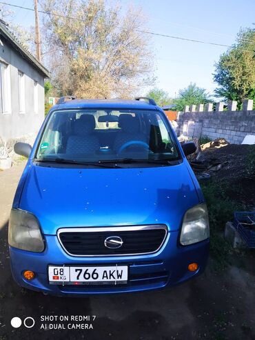 меняю дом на машину: Suzuki Wagon R, синий компактный минивэн/хэтчбек. Основные