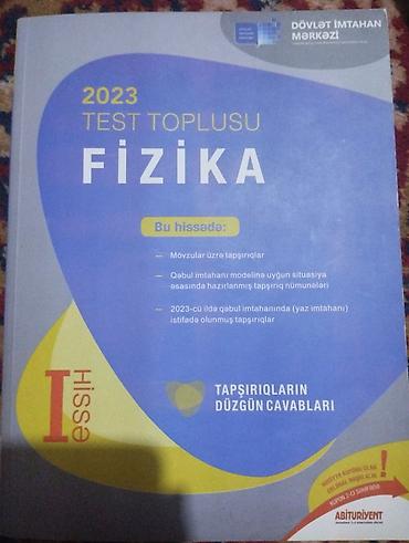 Спорт и хобби: Məhsul: 2023 Test Toplusu – Fizika (I hissə) Xüsusiyyətlər: - Dövlət — 1
