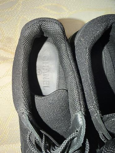 krosovka: Chanel qadın krossovkası – tam qara rəng - Model: Chanel sneakers - — 4