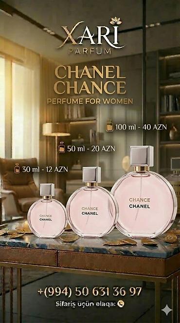 sensibilité tornade parfum: Xarı Parfum – Chanel Chance (Women) Qoxu: Zərif və qadınsı Chanel — 1