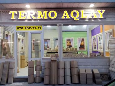 Ağlay: İsti aqlay Termo aqlay, 2 azn dən başlayan karnizlər, evin tinləri 5 — 15