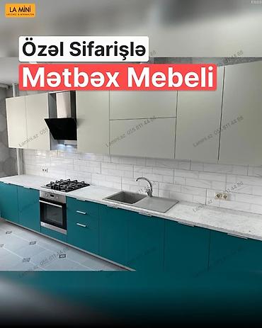 su çə: Özəl sifarişlə hazırlanan müasir mətbəx mebeli - Skandinav — 1