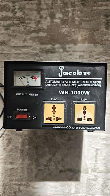 ev ramani: Jacobs WN-1000W avtomatik gərginlik tənzimləyicisi (Automatic Voltage — 1