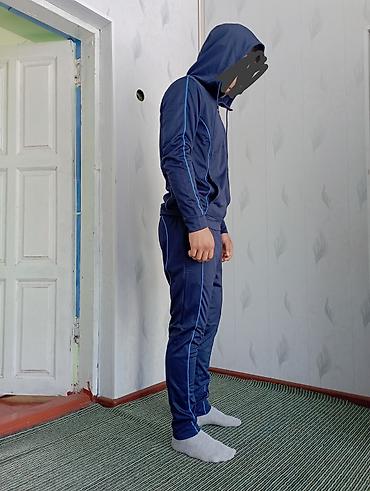 брюки модные: Мужской спортивный костюм, M, Under Armour, Новый, цвет - Синий, Платная доставка — 2