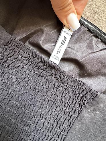 cone korse: Qara strapless üst (korset tipli bluz) - Rəng: qara - Model — 6
