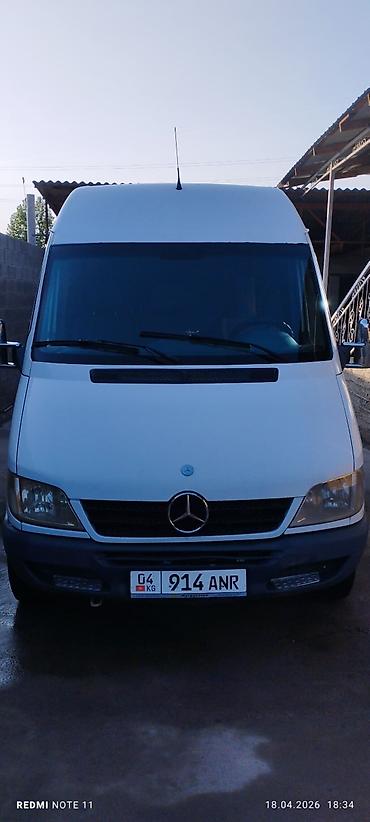 будка спринтер такси: Mercedes-Benz Спринтер: 2005 г., 2.2 л, Механика, Дизель, Фургон — 1
