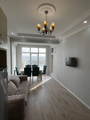 Uzunmüddətli kirayə mənzillər: Bağçaşəhər yaşayış kompleksində 5/14 mərtəbəsində 2 otaq əşyalı studio — 8