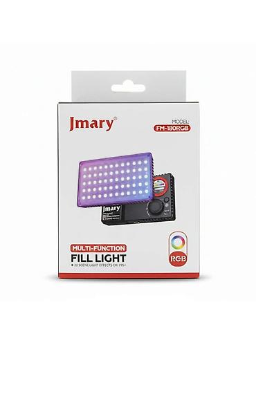 3 kameralı videoregistrator: Jmary FM-180RGB – portativ RGB video işıq Xüsusiyyətlər: Jmary — 7